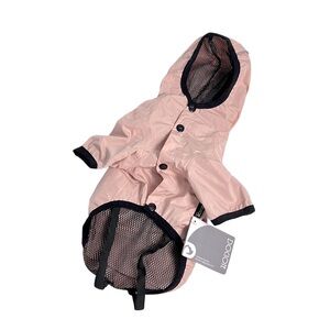 NEW NWT Dociote Pink Dog Jacket with Hood Size M